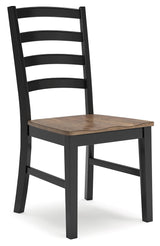 Wildenauer Brown/Black Dining Table, 2 Chairs and 2 Benches (Online Special Price) - Ornate Home