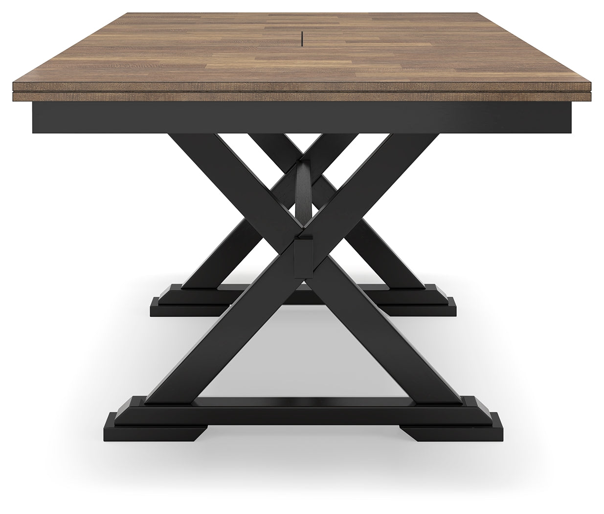 Wildenauer Brown/Black Dining Table, 2 Chairs and 2 Benches (Online Special Price) - Ornate Home