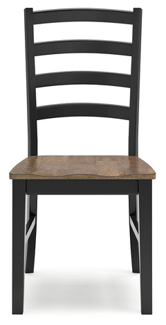 Wildenauer Brown/Black Dining Table, 2 Chairs and 2 Benches - Ornate Home