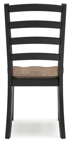 Wildenauer Brown/Black Dining Table, 2 Chairs and 2 Benches - Ornate Home