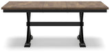 Wildenauer Brown/Black Dining Table and 8 Chairs (Online Special Price) - Ornate Home