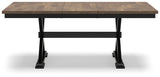 Wildenauer Brown/Black Dining Table and 8 Chairs (Online Special Price) - Ornate Home