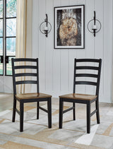 Wildenauer Brown/Black Dining Table and 8 Chairs (Online Special Price) - Ornate Home