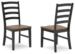 Wildenauer Brown/Black Dining Table and 8 Chairs - Ornate Home