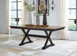 Wildenauer Brown/Black Dining Table and 8 Chairs - Ornate Home