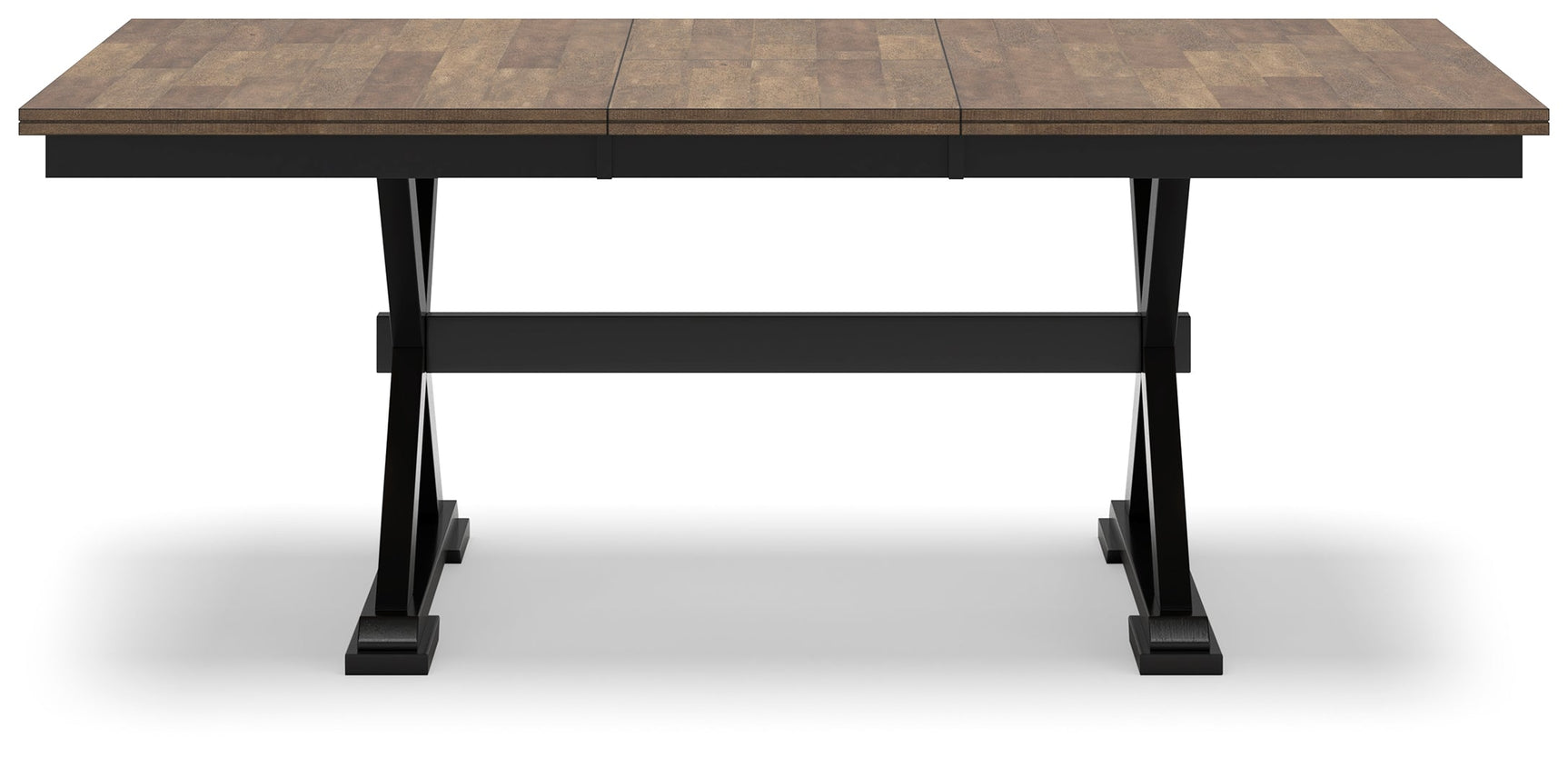 Wildenauer Brown & Black Dining Table w/ Extension (Online Special Price) - Ornate Home