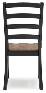 Wildenauer Brown/Black Extension Dining Table w/6 Chairs (Online Special Price) - Ornate Home