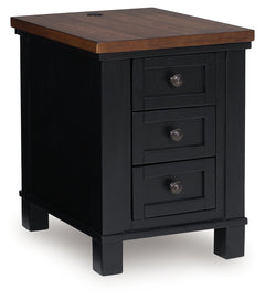 Wildenauer Brown/Black Lift-top Coffee Table and 2 Chairside End Tables - Ornate Home
