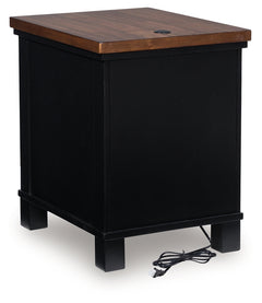 Wildenauer Brown/Black Lift-top Coffee Table and 2 Chairside End Tables - Ornate Home