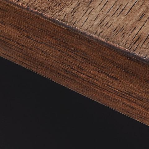 Wildenauer Brown/Black XL TV Stand w/Fireplace Option - Ornate Home