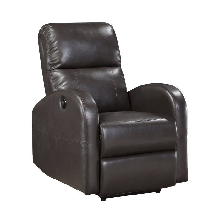 Wiley Brown Power Reclining Chair - Ornate Home