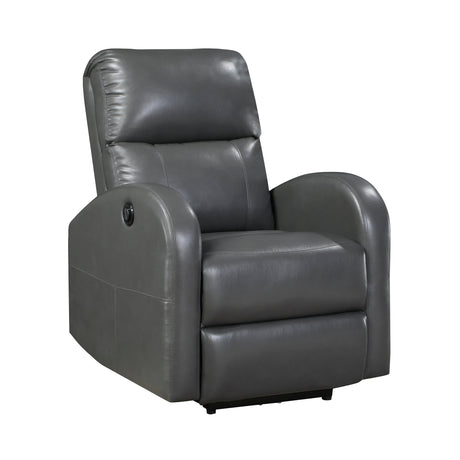 Wiley Gray Power Reclining Chair - Ornate Home