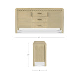 Wiley Natural 3 Drawer Sideboard - Ornate Home