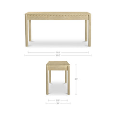 Wiley Natural Desk - Ornate Home