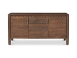 Wiley Vintage Brown 3 Drawer Sideboard - Ornate Home