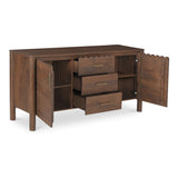 Wiley Vintage Brown 3 Drawer Sideboard - Ornate Home