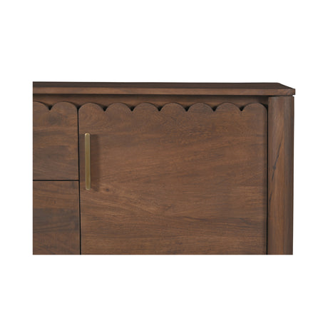 Wiley Vintage Brown 3 Drawer Sideboard - Ornate Home