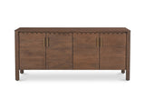 Wiley Vintage Brown 4 Door Sideboard - Ornate Home