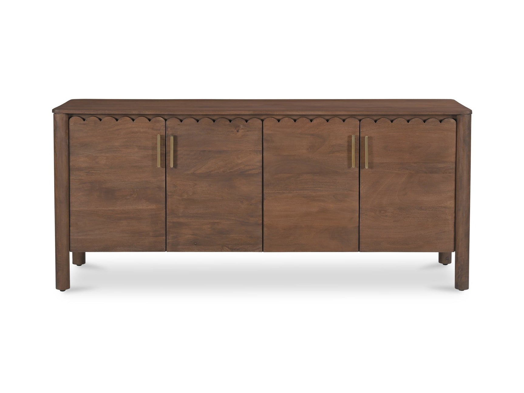 Wiley Vintage Brown 4 Door Sideboard - Ornate Home
