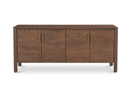 Wiley Vintage Brown 4 Door Sideboard - Ornate Home