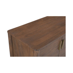 Wiley Vintage Brown 4 Door Sideboard - Ornate Home