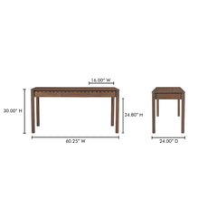 Wiley Vintage Brown Desk - Ornate Home