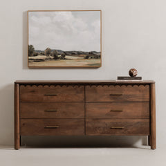 Wiley Vintage Brown Dresser - Ornate Home