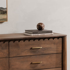 Wiley Vintage Brown Dresser - Ornate Home