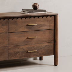 Wiley Vintage Brown Dresser - Ornate Home