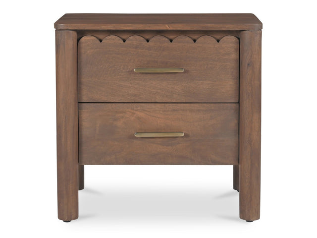Wiley Vintage Brown Nightstand - Ornate Home
