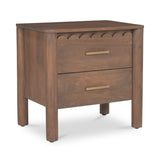Wiley Vintage Brown Nightstand - Ornate Home