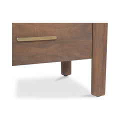 Wiley Vintage Brown Nightstand - Ornate Home