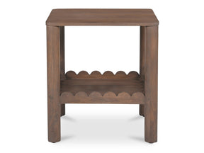 Wiley Vintage Brown Side Table - Ornate Home
