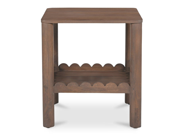 Wiley Vintage Brown Side Table - Ornate Home