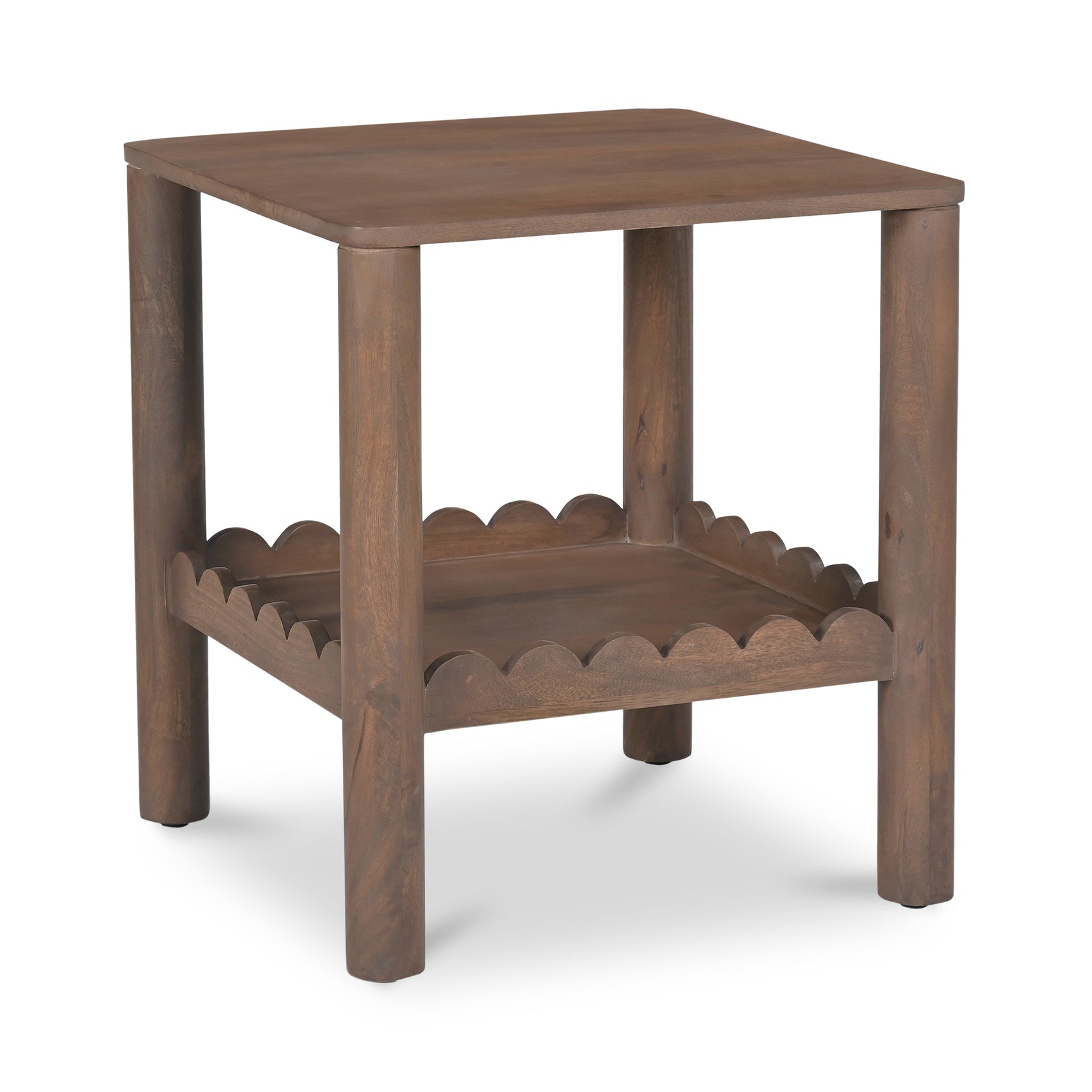 Wiley Vintage Brown Side Table - Ornate Home
