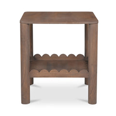 Wiley Vintage Brown Side Table - Ornate Home