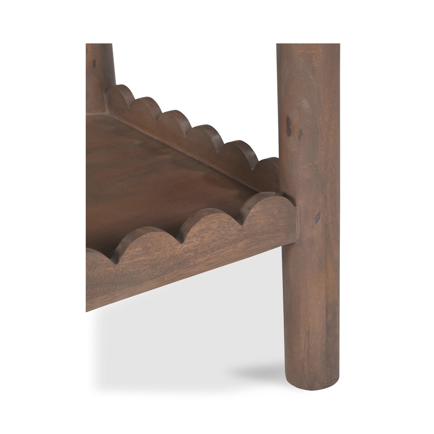 Wiley Vintage Brown Side Table - Ornate Home