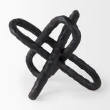 Wilhelm Black Large Metal Link Decor Object - Ornate Home