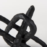 Wilhelm Black Large Metal Link Decor Object - Ornate Home