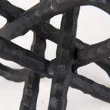 Wilhelm Black Large Metal Link Decor Object - Ornate Home