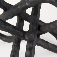 Wilhelm Black Large Metal Link Decor Object