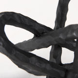 Wilhelm Black Large Metal Link Decor Object - Ornate Home