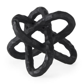 Wilhelm Black Small Metal Link Decor Object - Ornate Home