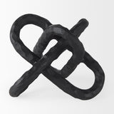 Wilhelm Black Small Metal Link Decor Object - Ornate Home