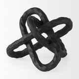Wilhelm Black Small Metal Link Decor Object - Ornate Home
