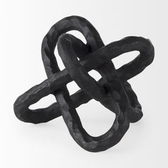 Wilhelm Black Small Metal Link Decor Object