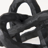 Wilhelm Black Small Metal Link Decor Object - Ornate Home
