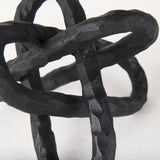 Wilhelm Black Small Metal Link Decor Object - Ornate Home