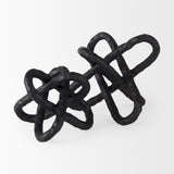 Wilhelm Black Small Metal Link Decor Object - Ornate Home