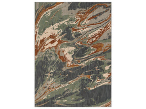 Wilhelm Doppler Teal 5'3 X 7'6" Area Rug - Ornate Home